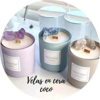 Velas de coco, ejemplo presentado en el curso