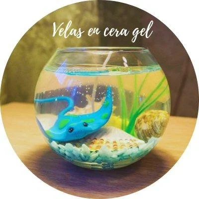Velas de gel, ejemplo presentado en el curso